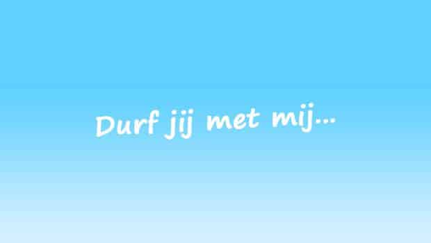 Durf jij met mij logo