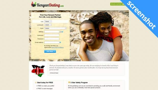 KenyanDating.com kosten overzicht screenshot