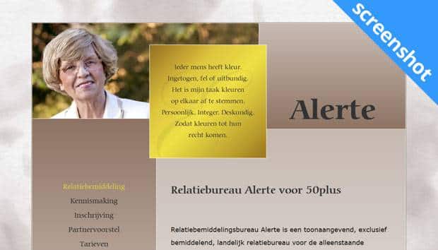 Alerte Relatiebemiddeling screenshot