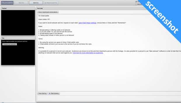 chatroulette screenshot