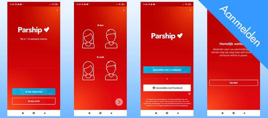 parship app aanmelden