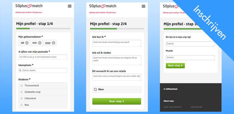 50plusmatch inschrijven