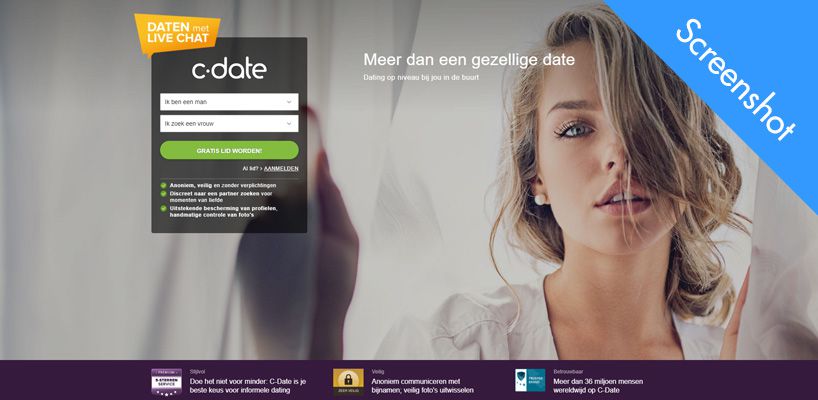 C-Date screenshot interface