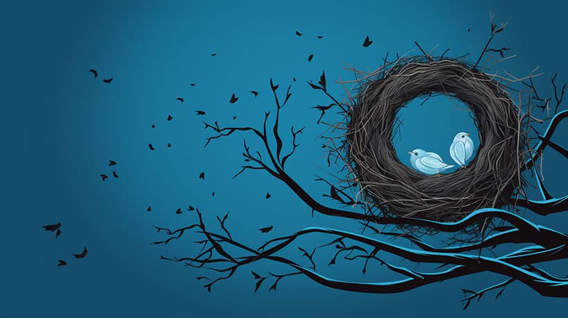 leeg nest