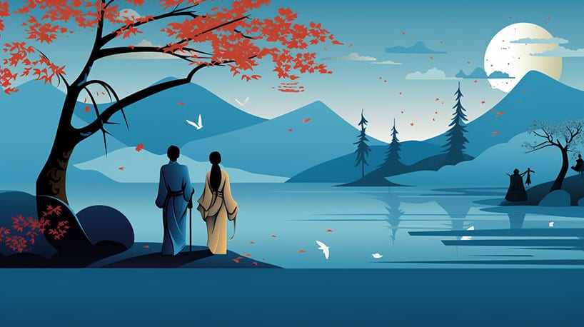 Japan-landschap