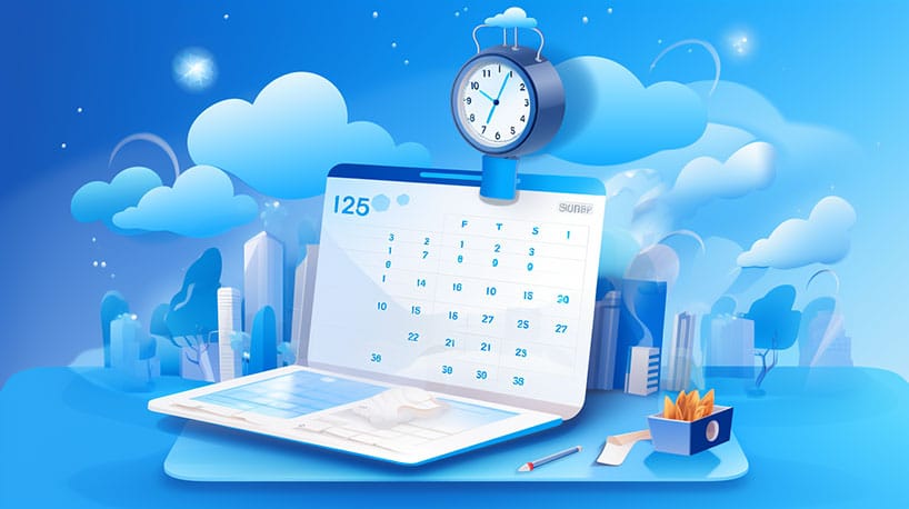 kalender gevuld met drukke schema's