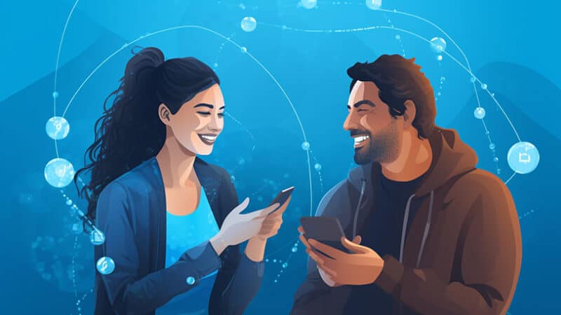 twee mensen hebben een LAT relatie