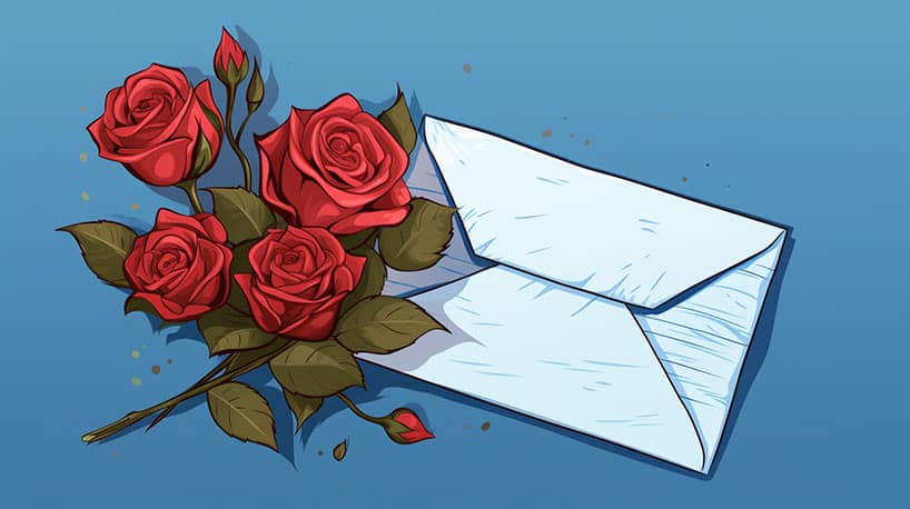 vertellen verliefd brief