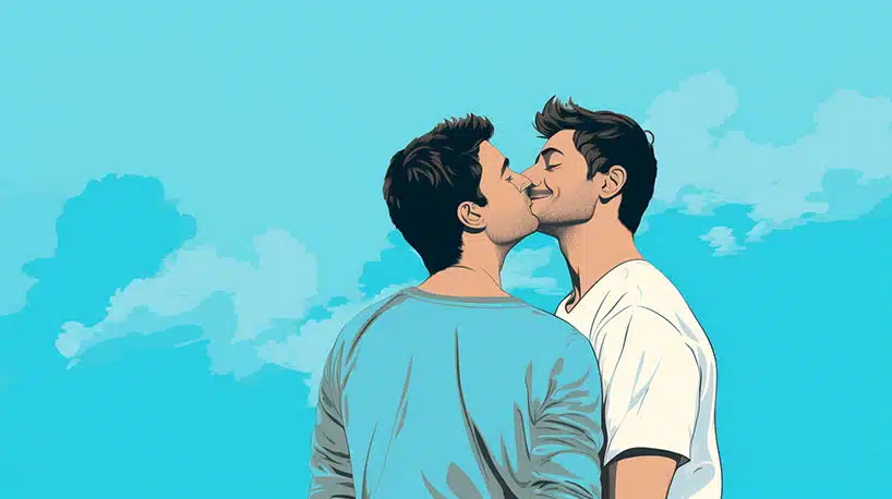 Gelukkig homoseksueel stel - homoseksualiteit