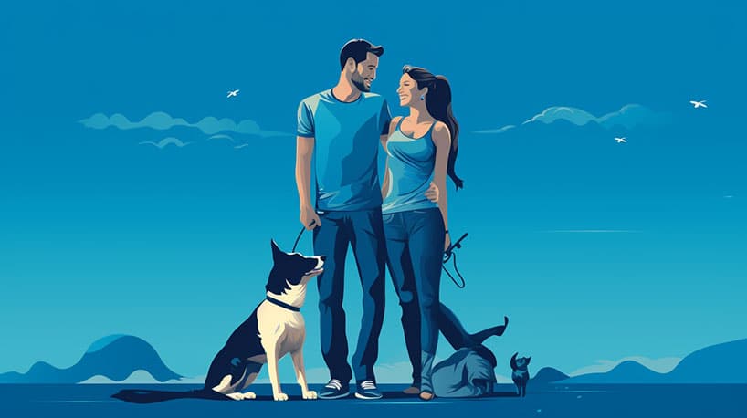 samen hond nemen