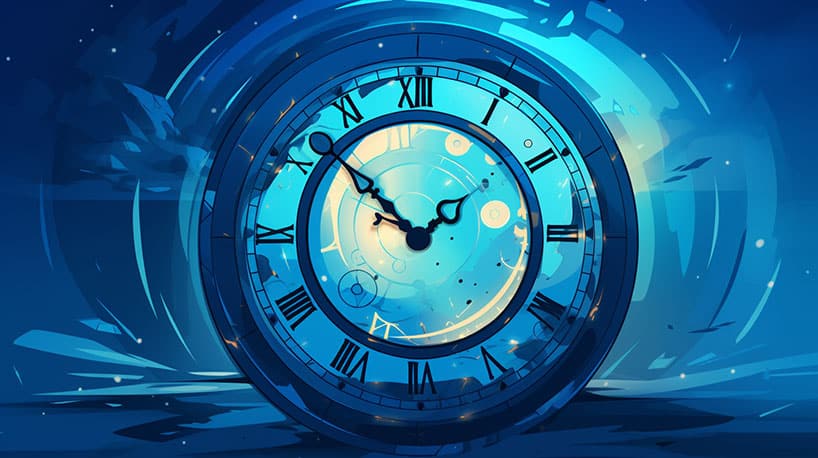 klok wijzers achteruit herinneringen