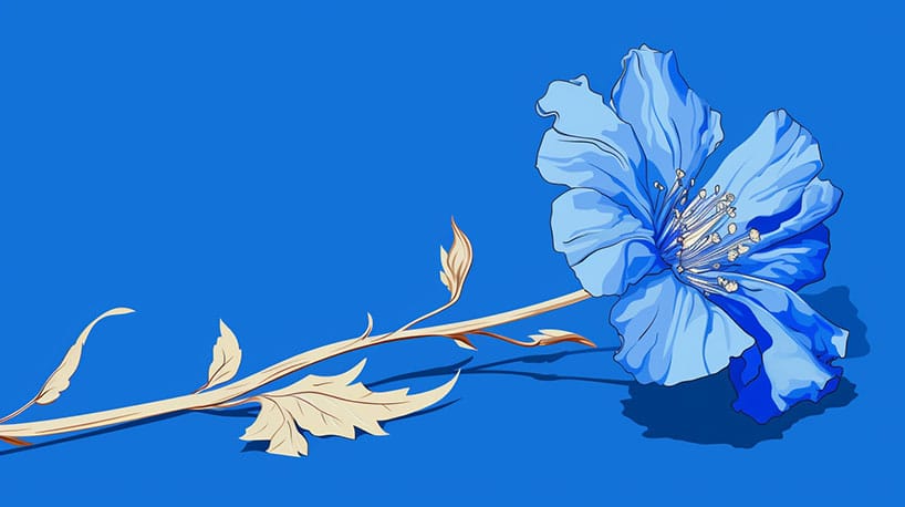 verwelkende bloem vriendschap symbool