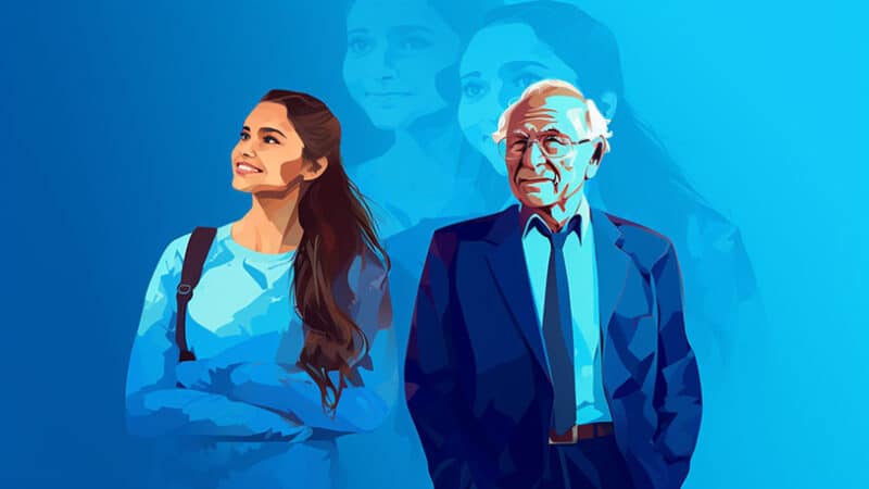 golddigger jonge vrouw met een aanzienlijk oudere rijke man