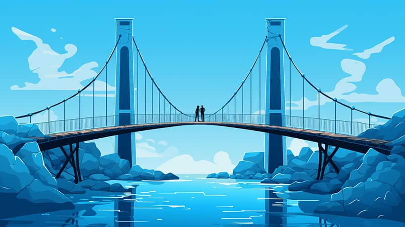 Brug: stevig uiteinde voor heldere communicatie