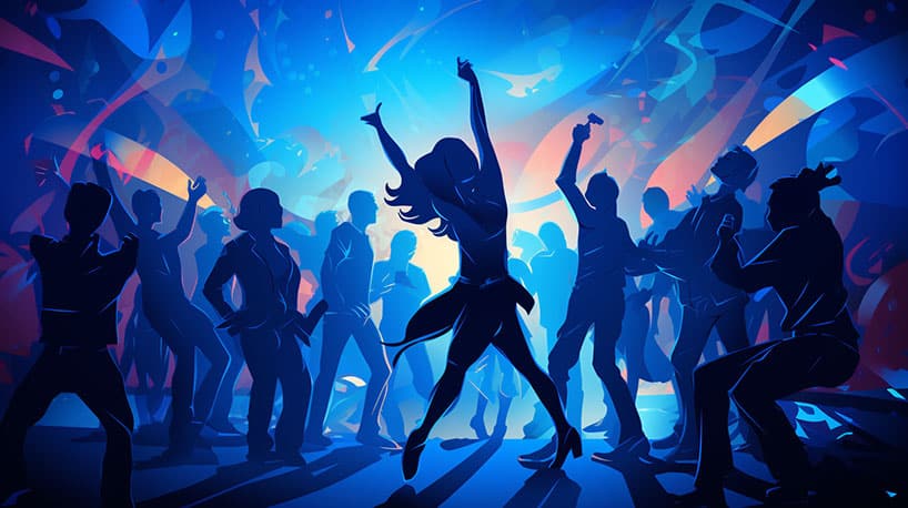 Versieren in de discotheek