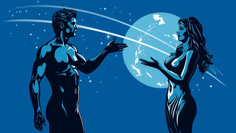 Mars en Venus, communicatie en begrip tussen mannen en vrouwen.