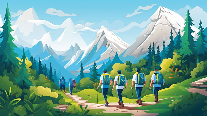 vrijgezellen buiten activiteit