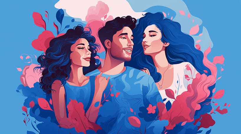 Verkenning van polyamoureuze levensstijl met positieve relaties.