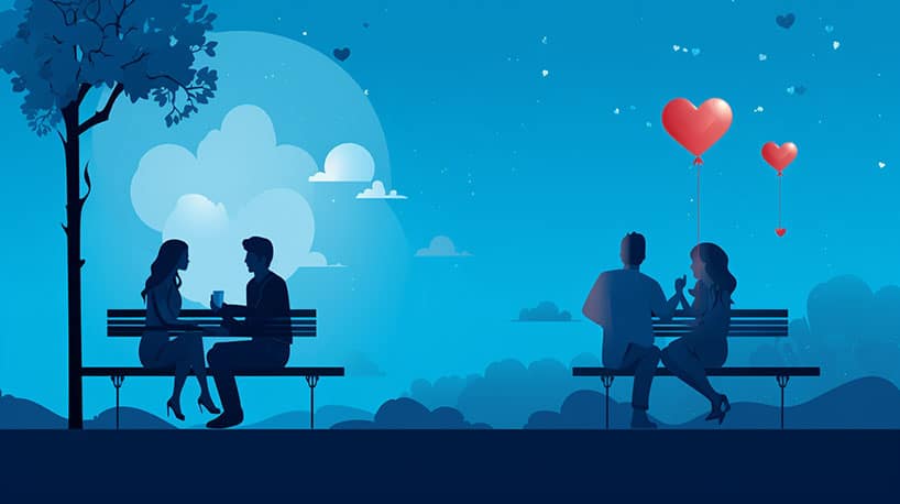 Voor en na friendzone: vrienden naar gelukkige date