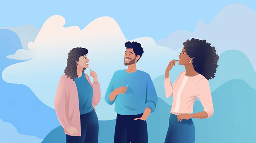 Vriendinnen gebruiken wingman tactiek