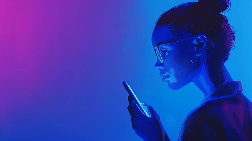 Afbeelding van persoon op Cougar-dating-app