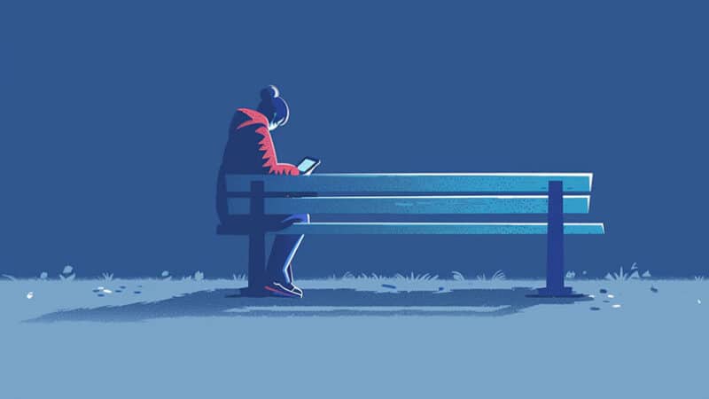 Benching: Persoon zit eenzaam op bankje,-wachtend op excuses.