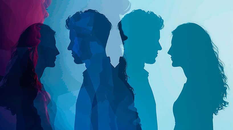 Afbeeldingenserie: evolutie van friends with benefits-relatie.