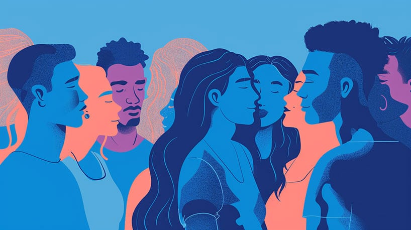 Stellen in sociale en intieme setting - polyamoreuze groep