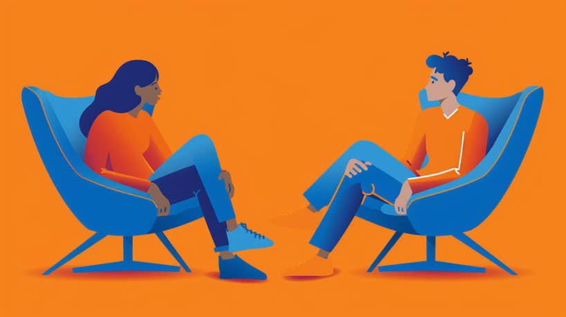 Koppel zit samen om voorwaarden open relatie te bespreken