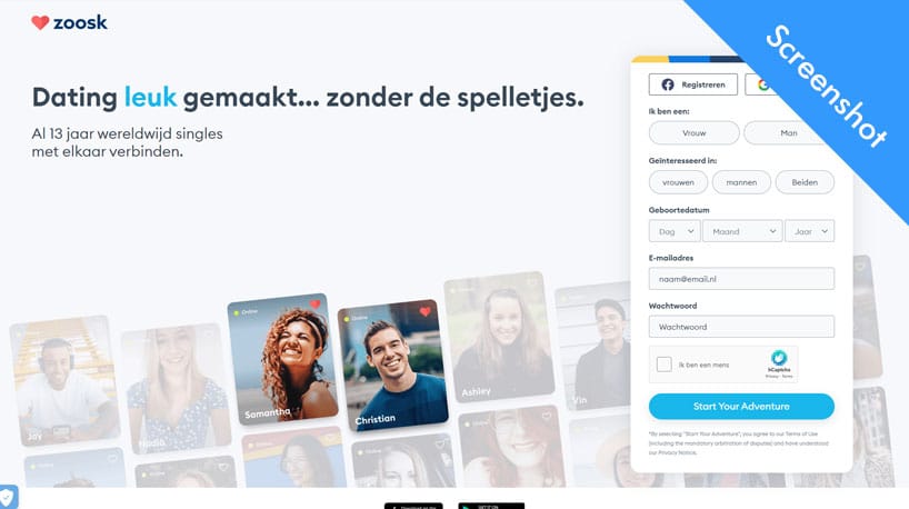 Zoosk screenshot