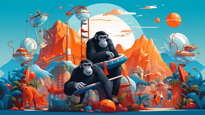 Bezoeken aan Apenheul voor leuke offline dates met speelse apen