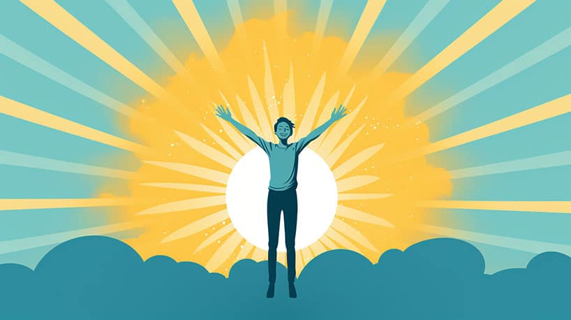 Je voelt je gelukkig