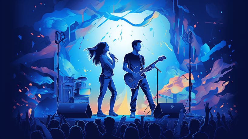 Live concert bij Doornroosje