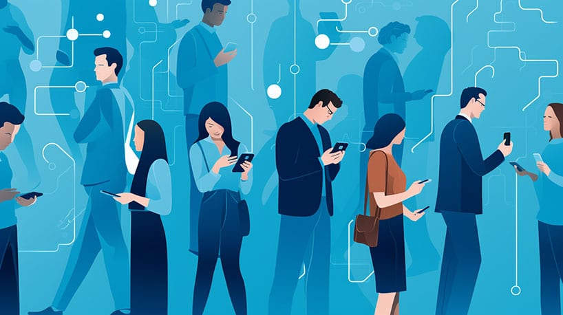 Verdwaald in telefoons: impact op echte vriendschappen.