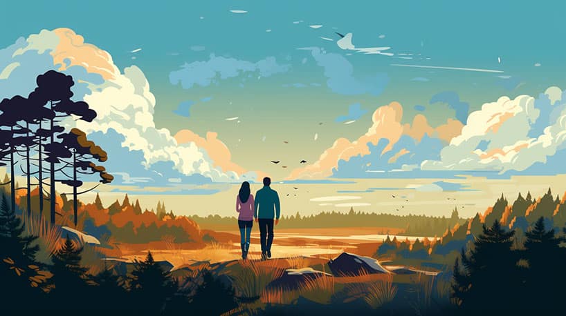 een date op de Veluwe