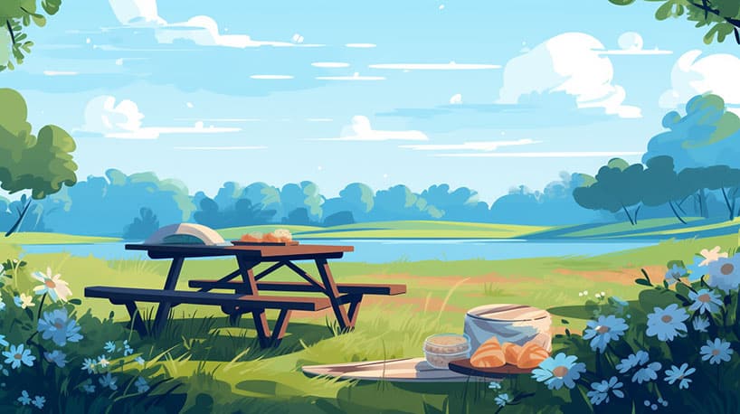 gezellige picknick in het Goffertpark
