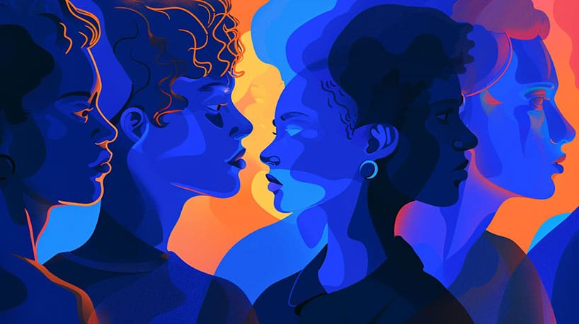 Beeld van isolatie en discriminatie door maatschappelijk stigma.