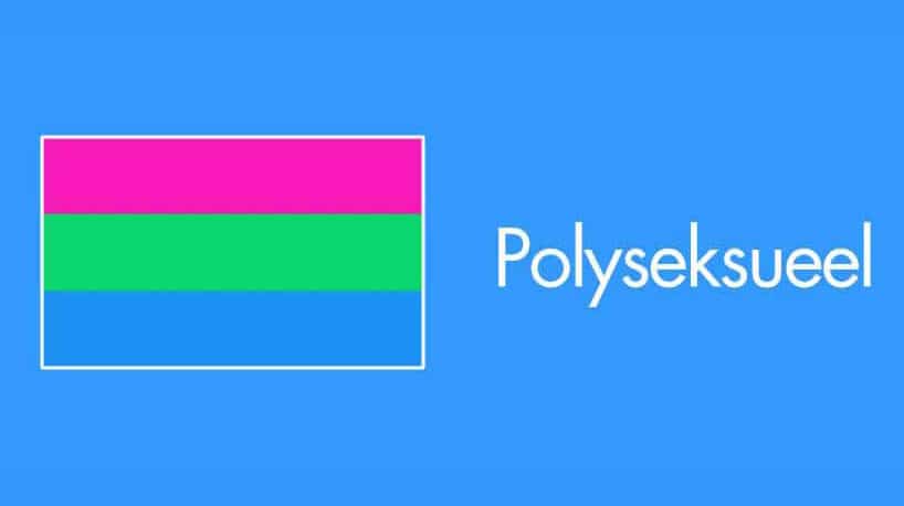 Polyseksueel met symbool
